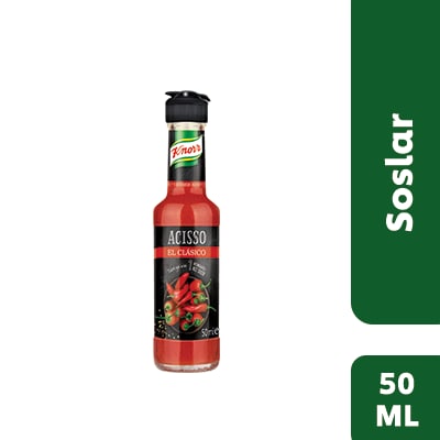 Knorr Acısso 50ML - Acısso, kendine has acı biber  aroması yemeklerinizi lezzetlendirir.